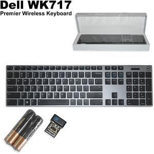 Dell WK717 Premier Wireless Keyboard with Bluetooth & USB Receiver US Layout 0YP4YT YP4YT