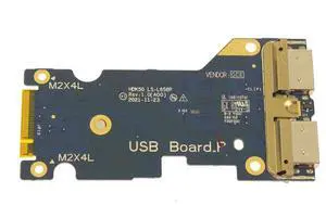 Dell G15 5520 5521 USB I/O Daughter Board LS-L656P 9D44M