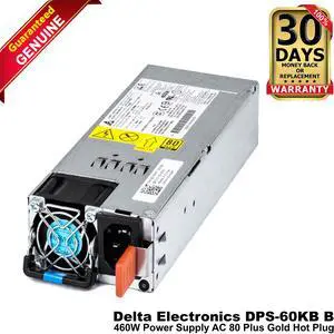 Dell 460W 80 Plus Gold Hot-Plug Power Supply (0YNWT)  Reverse Airflow  Compatible with Dell Networking S4048-ON