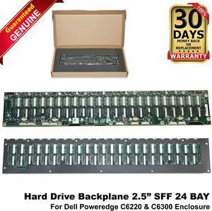 Dell Poweredge C6220 & C6300 Enclosure Hard Drive Backplane 2.5" SFF 24 BAY 8VM0J