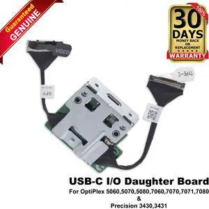 Dell OptiPlex 5060, 5070, 5080, 7060, 7070, 7071, 7080 & Precision 3430, 3431 USB-C I/O Daughter Board GH0F9 Dell OptiPlex 5060, 5070, 5080, 7060, 7070, 7071, 7080 & Precision 3430, 3431 USB-C I/O Daughter Board GH0F9