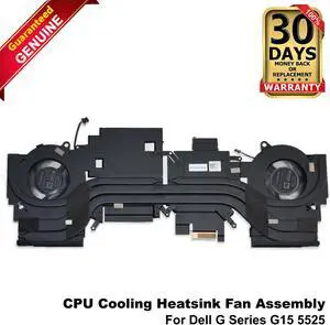 Dell G Series G15 5525 CPU Cooling Heatsink Fan Assembly XF50C