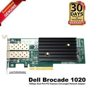 Dell Brocade 1020 10Gbps Dual Port PCI Express Converged Network Adapter XT5PF
