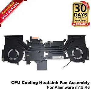 Dell Alienware m15 R6 CPU Cooling Heatsink Fan Assembly 3T8KM