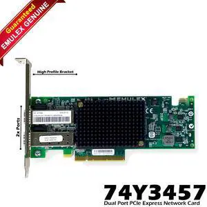 IBM 74Y3457 EMULEX Dual Port 10GbE PCIe Express Network Card