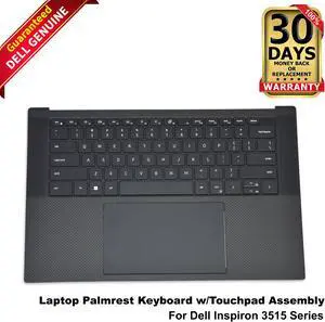 Dell Inspiron 3515 Series Laptop Palmrest Keyboard w/Touchpad Assembly 6DJD9