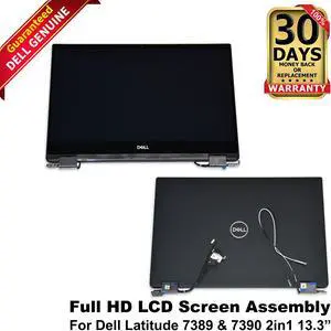 Dell latitude 7389 & 7390 2in1 13.3" Full HD LCD Screen Assembly K1PK5