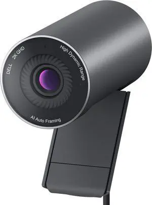 Dell Pro Webcam WB5023  2K QHD USB-A HDR Autofocus with Noise Reduction Mic  Certified for Zoom & Teams