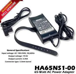 Dell HA65NS1-00 65 Watt 5.5mm Barrel AC Power Adapter HN662