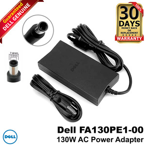 Genuine Dell 130W Power Supply – Model LA130PM121 – 19.5V / 6.7A – Black, Used, Fully Functional