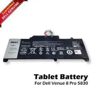 Dell Venue 8 Pro 5830 T01D Windows 18Wh 3.7V Laptop Battery VXGP6