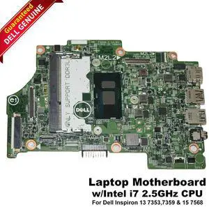 Dell Inspiron 13 7353, 7359 & 15 7568 Laptop Motherboard w/Intel i7 2.5 GHz CPU H8C9M
