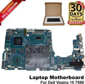 Dell Vostro 15 7590 Intel Core i7-9750H 2.6GHz Laptop Motherboard M01WJ 0M01WJ