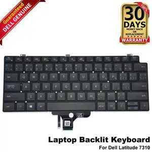 Dell Latitude 7310 Laptop Backlit Keyboard 8J6R1 08J6R1