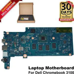 Dell Chromebook 3100 N4020 Motherboard 4GB 32GB EDB10 LA-G851P 02VPK7 2VPK7