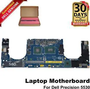 Dell Precision 5530 Intel Xeon E-2176M Quadro P2000 4GB Laptop Motherboard 8MMNW