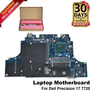 Dell Precision 17 7720 Intel Core i7-7920HQ Quad Core Laptop Motherboard 5V4K9