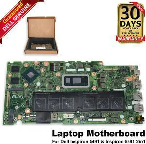 Dell Inspiront 5491 & 5591 2in1 Intel Core i7-10510U Laptop Motherboard J0N00