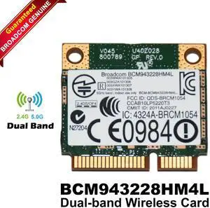 Dell Optiplex 3010 7010 9010 BCM943228HM4L Dual-Band Wireless Wifi Mini PCI-E Half Card 1JKGC