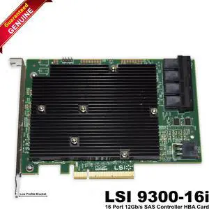 LSI SAS 9300-16I 12Gb/s SATA+SAS HBA Host Bus Adapter Card  03-25600-01B LSI00447