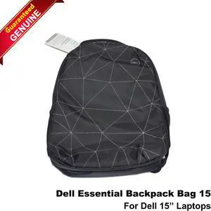 Dell Essential Backpack 15 Fits Up to 15.6" Laptop Black Polyester 6YPDN
