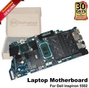 Dell Inspiron 5502 Intel Core i7-1165G7 2.8GHz w/Discrete Nvidia Laptop Motherboard MTYV1