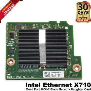 Dell Intel Ethernet X710 Quad Port 10GbE Blade Network Daughter Card Y348Y