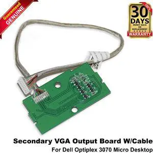 Dell Optiplex 3070 Micro Secondary VGA Output Board w/Cable RJTHD