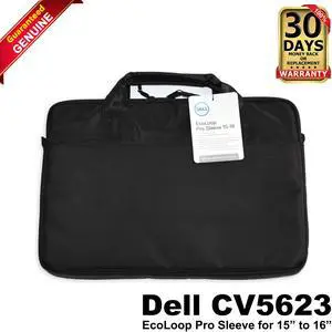 Dell CV5623 EcoLoop Pro Sleeve for 15" to 16" Laptop Carry Bag JRY1J