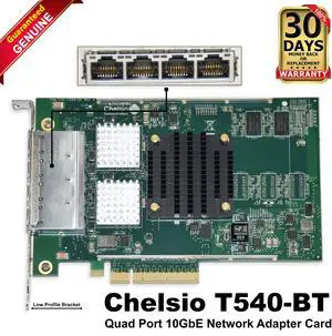 Dell Chelsio T540-BT Quad Port 10GbE Network Adapter Card 2RGPF