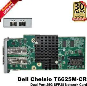 Dell Chelsio T6625M-CR Dual Port 25G SFP28 Network Card C9GKH