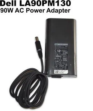Dell LA90PM130 19.5V 4.62A 90W AC Power Adapter Charger 1XMKR Compatible with Inspiron Latitude XPS Precision Laptops 7.4mm Barrel Tip Black 6ft Cable