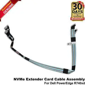 Dell PowerEdge R740xd 24B Server SSD NVMe PCIe Extender Card Cable M2D68