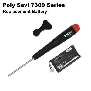 HP Poly Savi 7300 Spare Battery with Removal Tool 784P8AA 217400-01 - OEM HP Poly Savi 7300 Spare Battery with Removal Tool 784P8AA 217400-01 - OEM