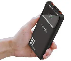 JONKUU 10000mAh Power Bank Portable Charger PD 22.5W, Battery Pack For Heated Vest And Jackets, USB-C Input/Output Phone Charger For Mobile Phone, Heated Clothes, Smartphones, Tablets, Smartwatches
