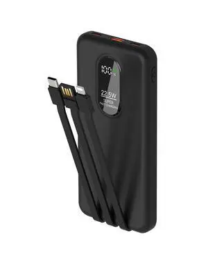 Portable Mobile Phone Power Bank Charger 10000mAh, Input/Output Type-C, USB C Block,5-USB Output Built-In Type-C Cable, Suitable For IOS Cable Charging, USB-A Output Interface, For IOS And Other Serie Portable Mobile Phone Power Bank Charger 10000mAh, Input/Output Type-C, USB C Block,5-USB Output Built-In Type-C Cable, Suitable For IOS Cable Charging, USB-A Output Interface, For IOS And Other Serie