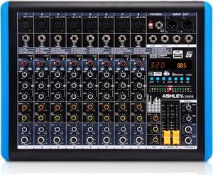 COKYISS SMR8 8 Channel Stage Performance Home Conference Professional DJ Mixer Built-in Wireless Connection 320 Kinds of DSP Reverb Effects