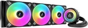 ARCTIC Liquid Freezer III 420 A-RGB - Water Cooling PC, All-in-One CPU AIO Water Cooler,  efficient PWM-Controlled Pump, Fan: 200-1700 RPM, LGA1851 and LGA1700 Contact Frame