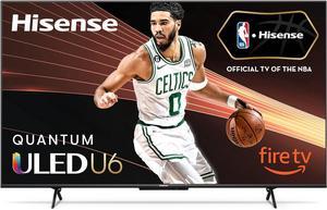 Hisense 65Inch Class U6HF Series ULED 4K UHD Smart Fire TV 65U6HF 2023 Model  QLED 600Nit Dolby Vision Game Mode Plus VRR HDR 10 240 Motion Rate MEMC Voice Remote Compatible with Alexa
