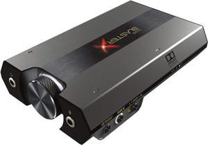 Sound BlasterX G6 Hi-Res 130dB 32bit/384kHz Gaming DAC, External USB Sound Card with Xamp Headphone Amp, Dolby Digital, 7.1 Virtual Surround Sound, Sidetone/Speaker Control for PS4, Xbox One