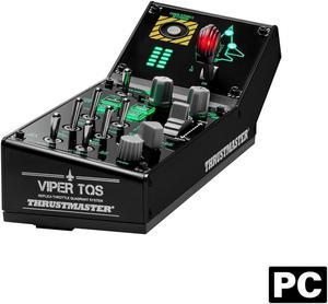 THRUSTMASTER Viper Panel: Backlit Control Panel, For Use with Viper TQS or Standalone, 43 Metal Action Buttons, Jettison, Trim, Landing Gear, Licensed by the U.S. Air Force (Compatible with PC)