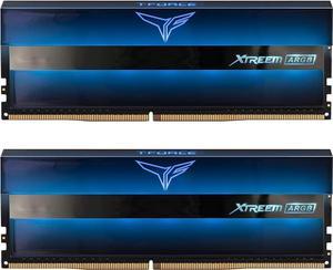 TEAMGROUP T-Force XTREEM ARGB 3600MHz CL18 64GB (2x32GB) PC4-28800 Dual Channel DDR4 DRAM Desktop Gaming Memory Ram (Blue) - TF10D464G3600HC18JDC01