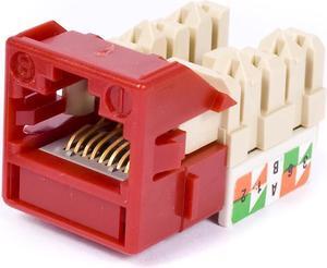 Commscope UNJ600-RD Uniprise Cat6 M-Series Modular Jack, Red