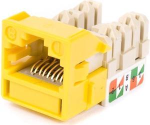 Commscope UNJ600T-YL Uniprise Cat6 M-Series Modular Jack, Yellow