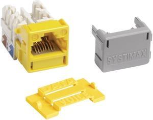 Commscope Systimax MGS400 GigaSpeed Cat6 M-Series Modular Jack, Yellow Part # 700206691