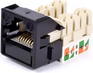 Commscope UNJ600-BK Uniprise Cat6 M-Series Modular Jack, Black RJ45