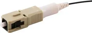Hubbell FCSC900K62M12 PROclick SC Fiber Optic Connector, OM1 Pre-polished Epoxyless 12-Pack