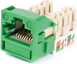 Commscope UNJ600 Uniprise Cat6 M-Series RJ45 Modular Jack, Green