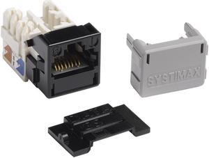 Commscope Systimax MGS400-003 GigaSpeed Cat6 M-Series Modular Jack, Black 700206667