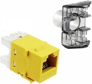 Commscope USL600-YEL Uniprise SL-Series RJ45 Cat6 Jack, Yellow